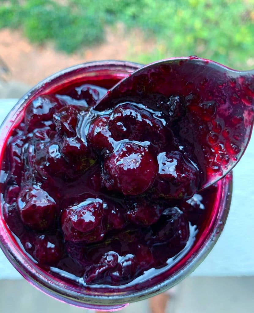 homemade blueberry jam no pectin