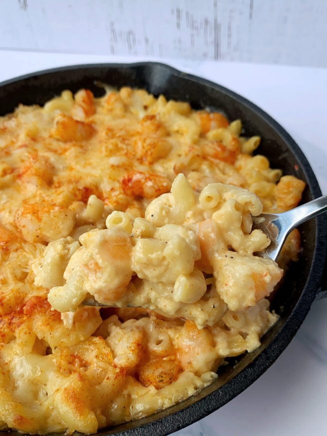 ultimate seafood mac & cheese