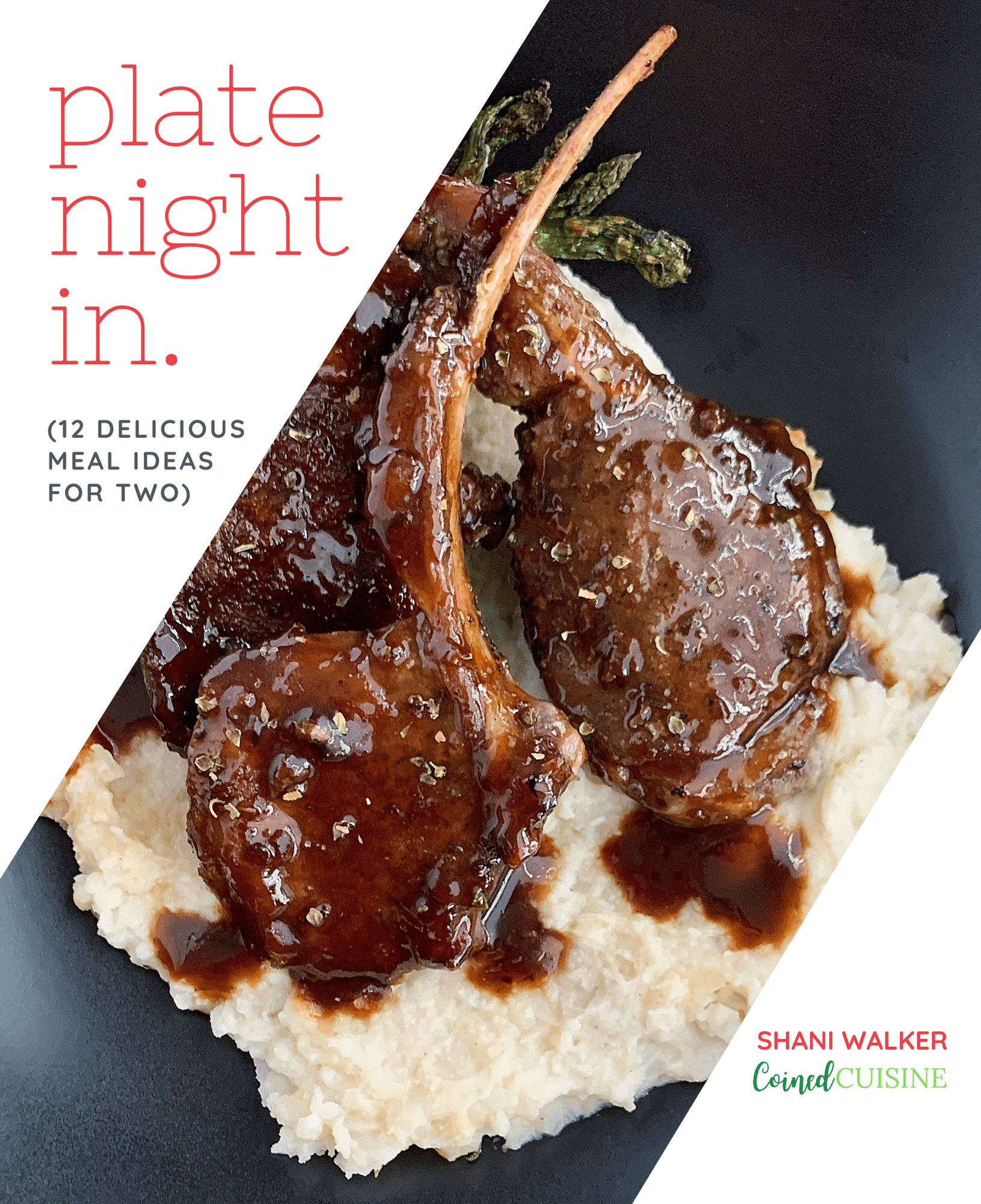 plate night in cookbook cover