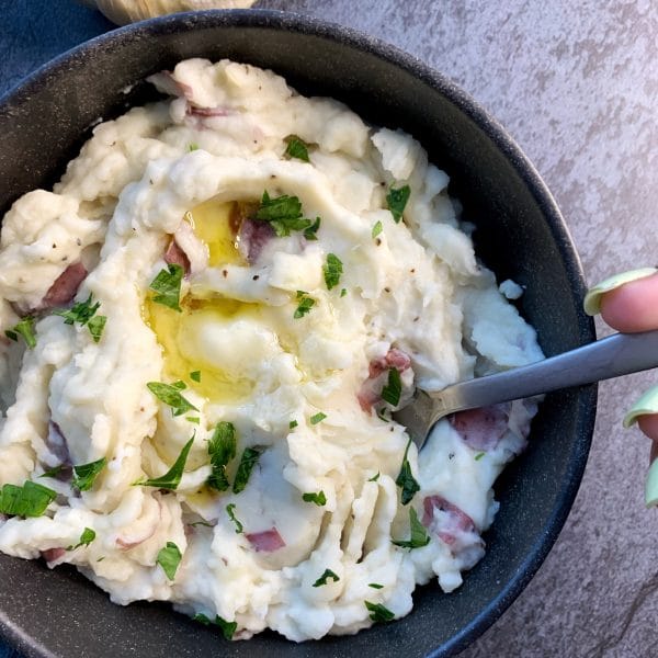 Roasted Garlic Red Skin Mashed Potatoes Coined Cuisine