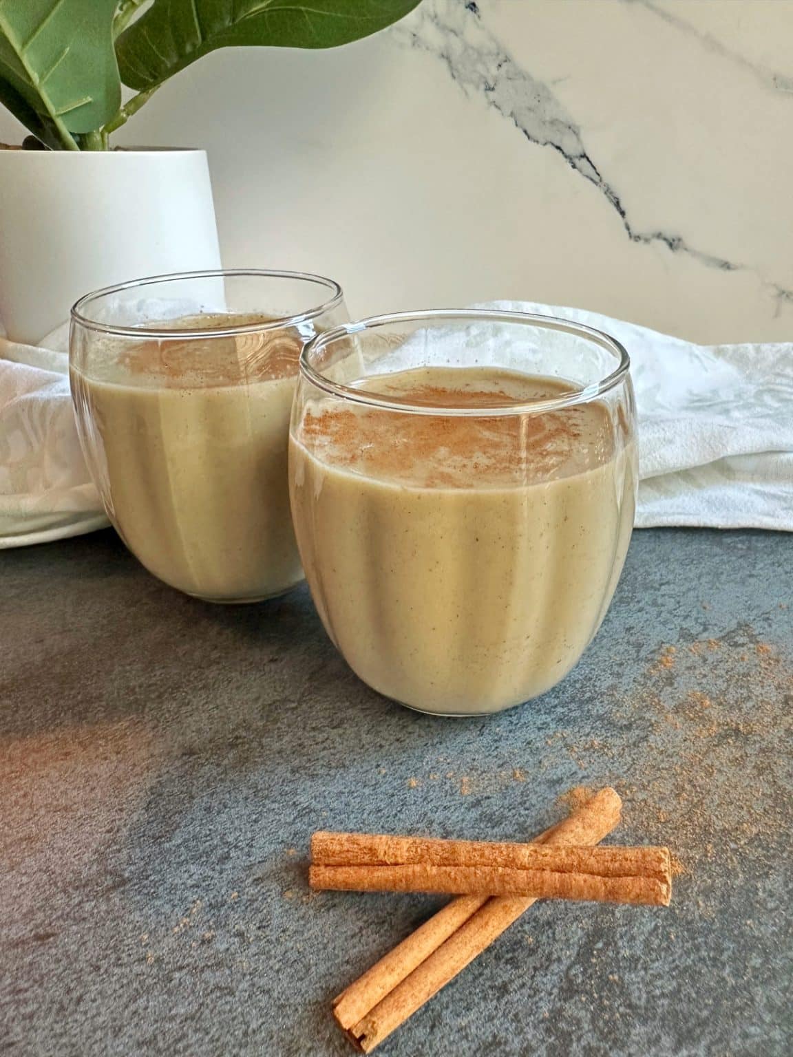 Dairy Free Eggnog (Made with Oat Milk) - Coined Cuisine