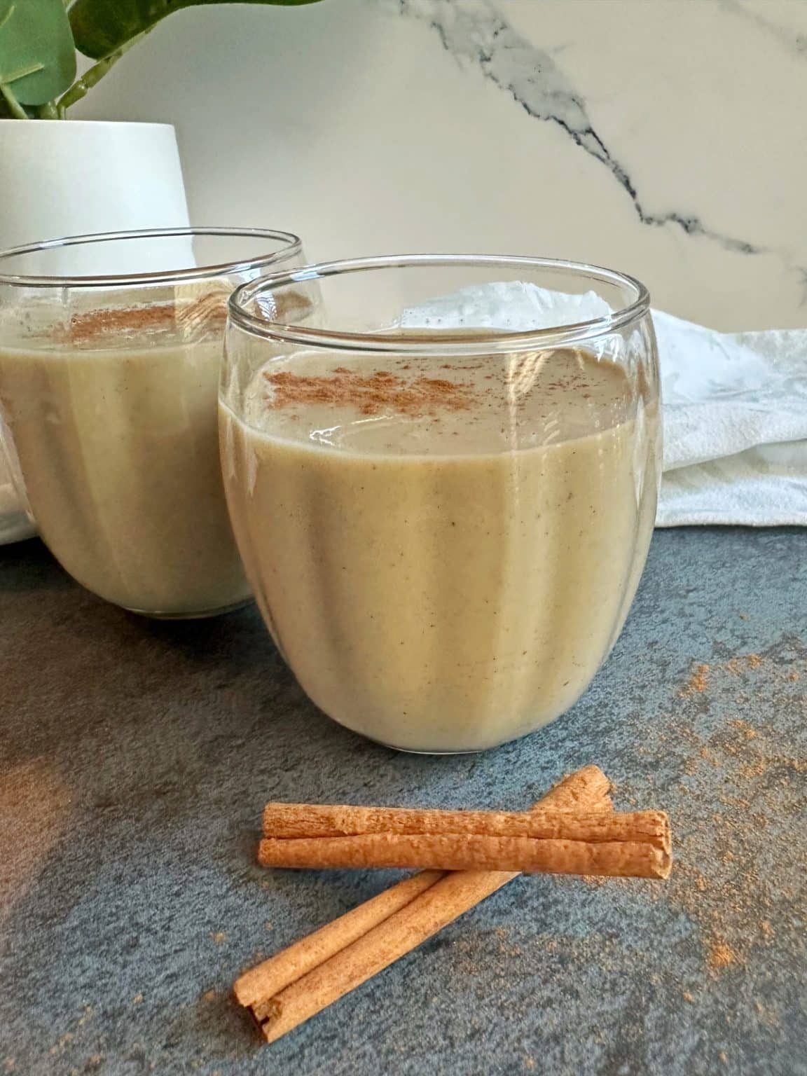 Dairy Free Eggnog (Made with Oat Milk) - Coined Cuisine