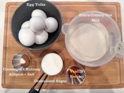Dairy Free Eggnog (Made with Oat Milk) - Coined Cuisine